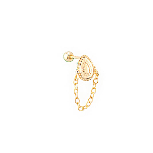 Pirius 2 Şık Gümüş Piercing - Ms3873