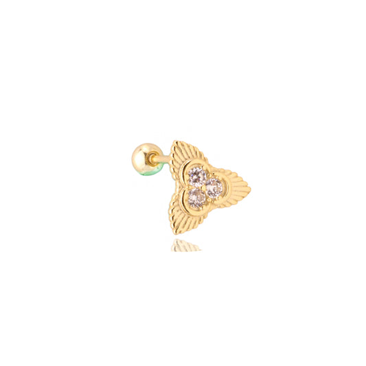 Pirius 7 Şık Gümüş Piercing - Ms3878
