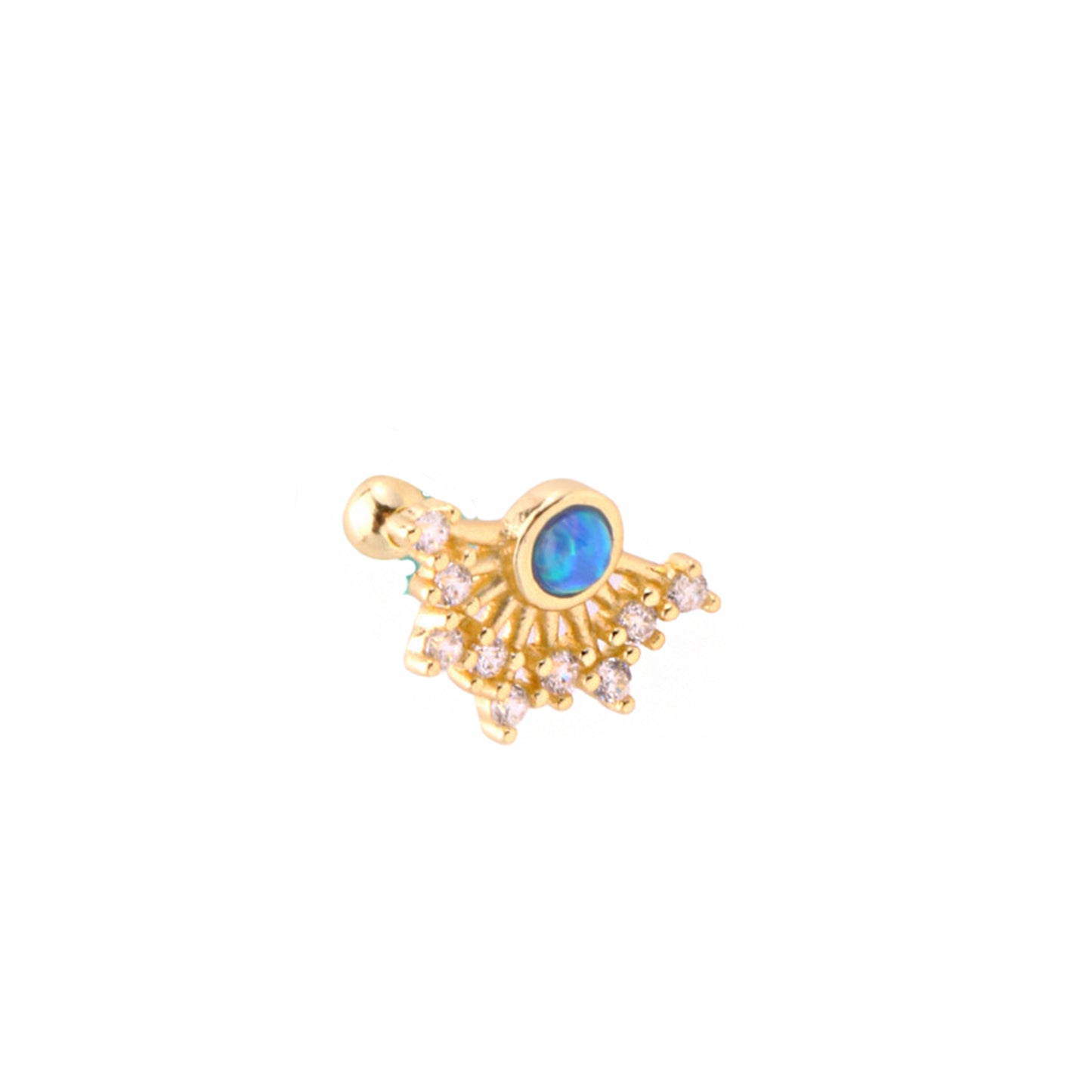 Pirius 8 Şık Gümüş Piercing - Ms3879