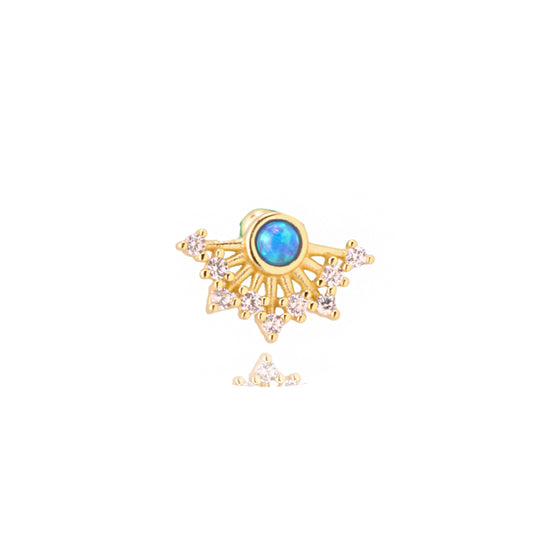 Pirius 8 Şık Gümüş Piercing - Ms3879