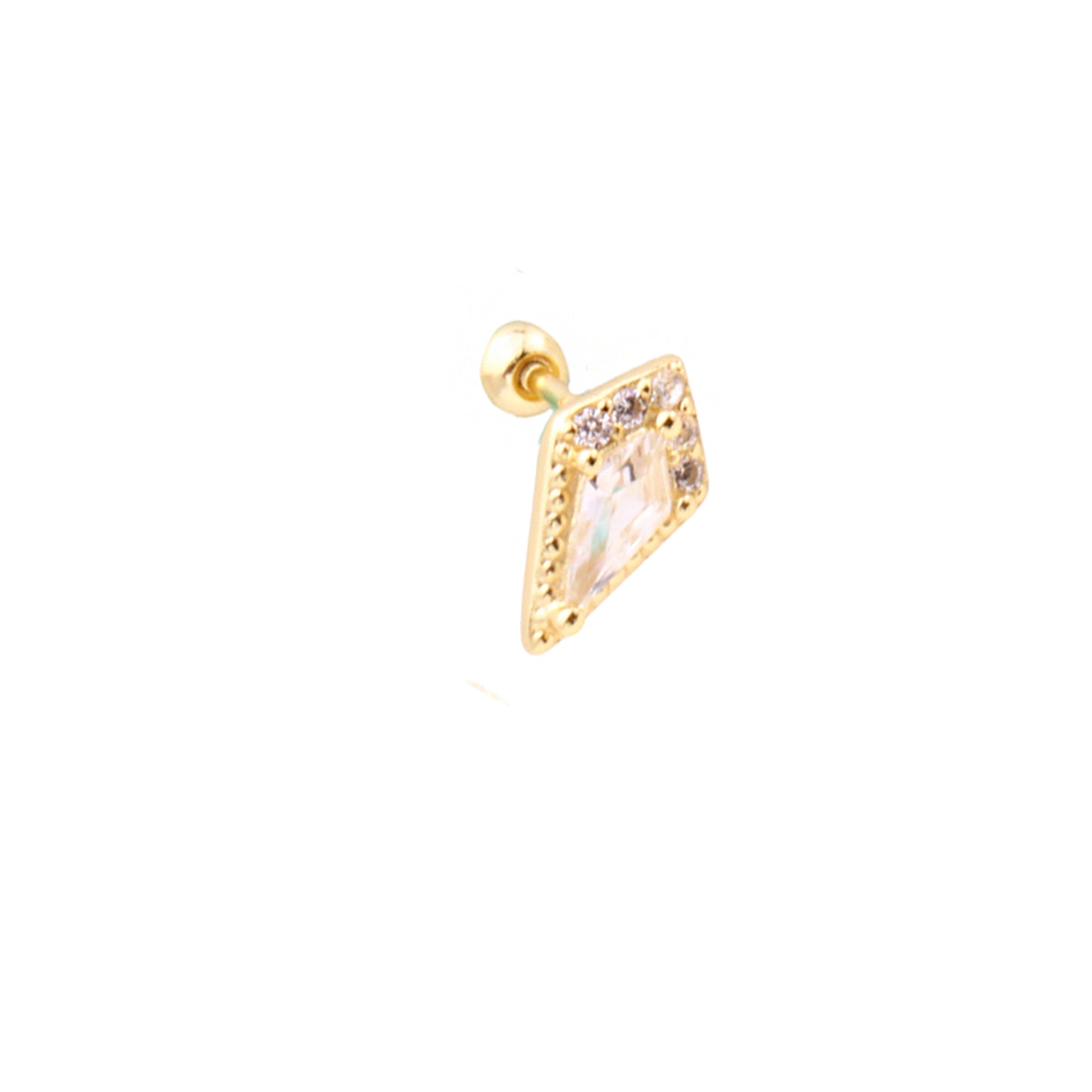 Pirius 14 Şık Gümüş Piercing - Ms3885