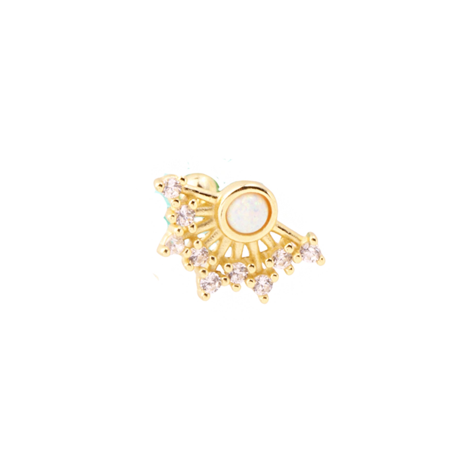 Pirius 15 Şık Gümüş Piercing - Ms3886