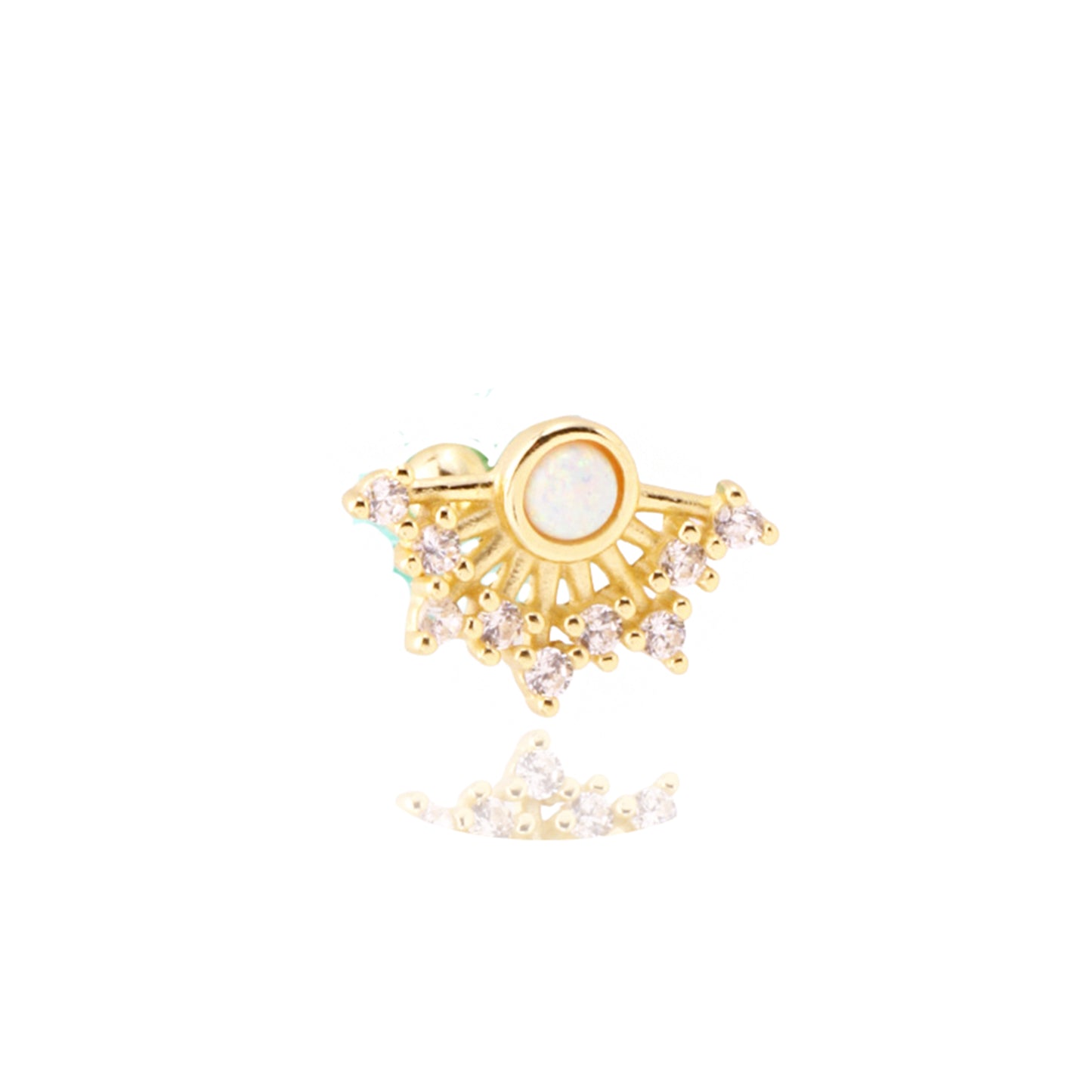 Pirius 15 Şık Gümüş Piercing - Ms3886