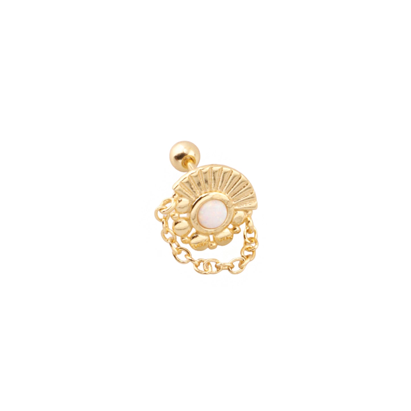 Pirius 16 Şık Gümüş Piercing - Ms3887