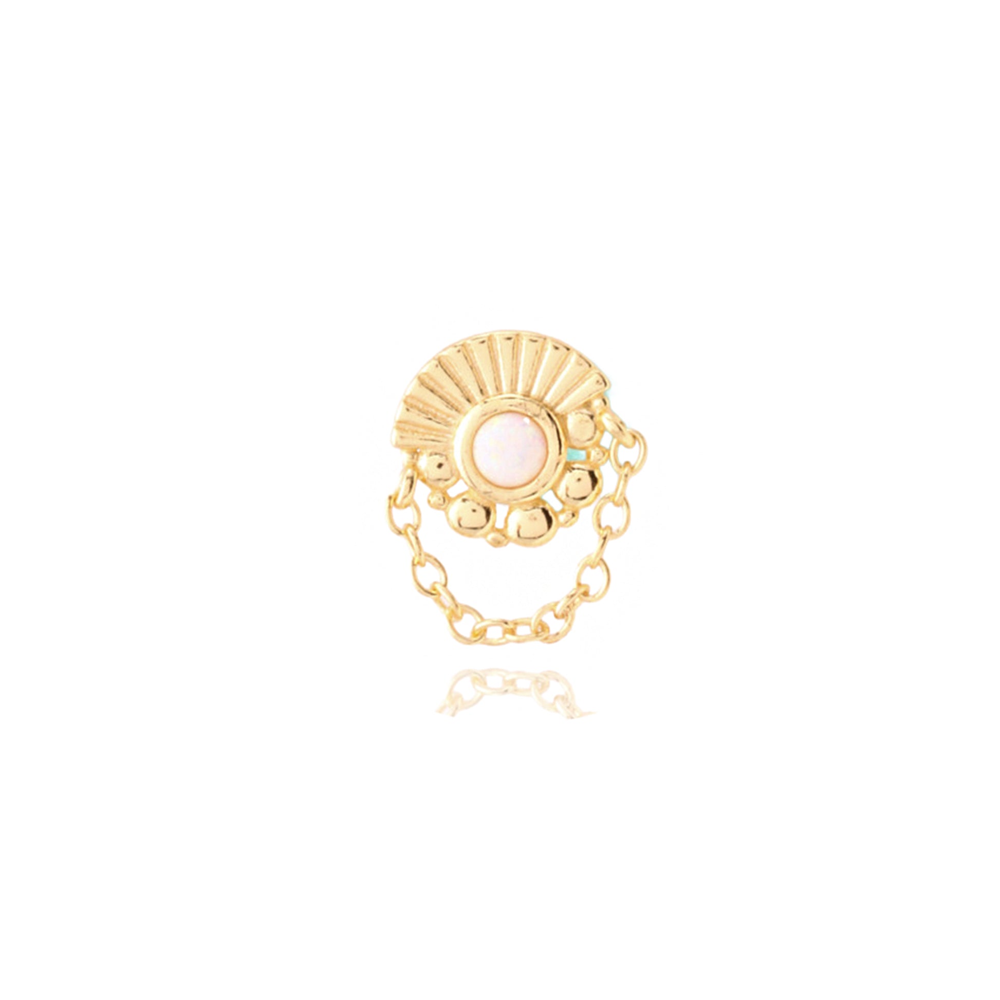 Pirius 16 Şık Gümüş Piercing - Ms3887