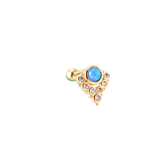Pirius 21 Şık Gümüş Piercing - Ms3892