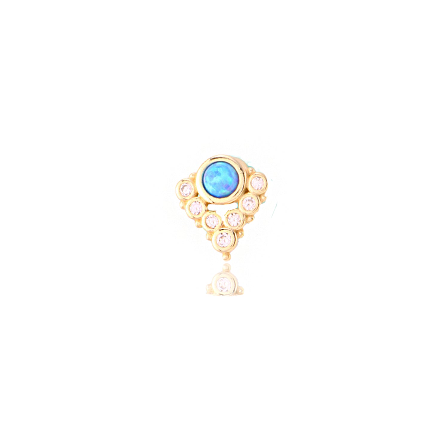 Pirius 21 Şık Gümüş Piercing - Ms3892
