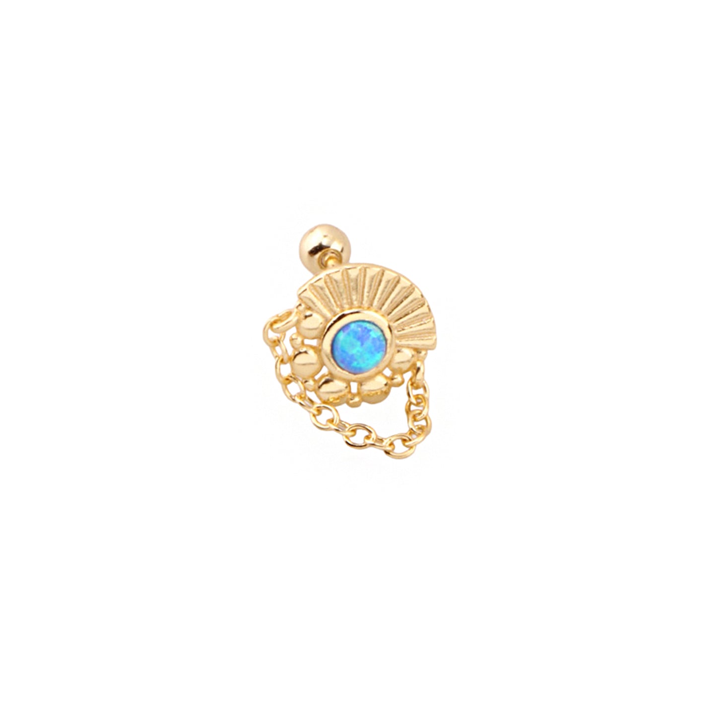 Pirius 22 Şık Gümüş Piercing - Ms3893