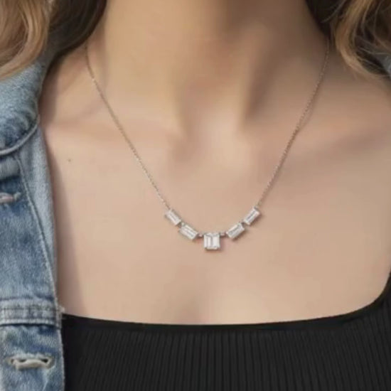 Baget Gümüş Kolye m332