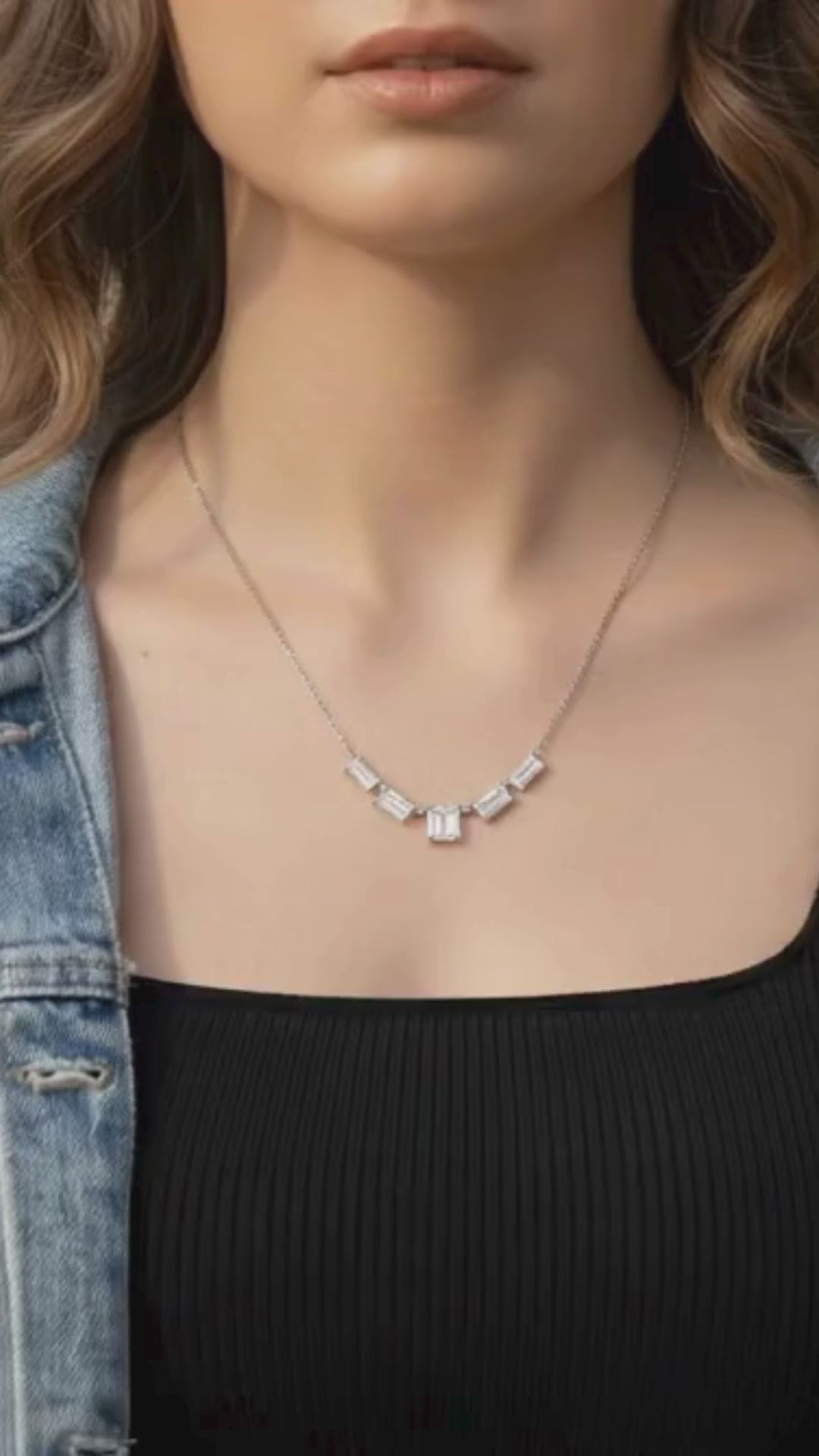 Baget Gümüş Kolye m332
