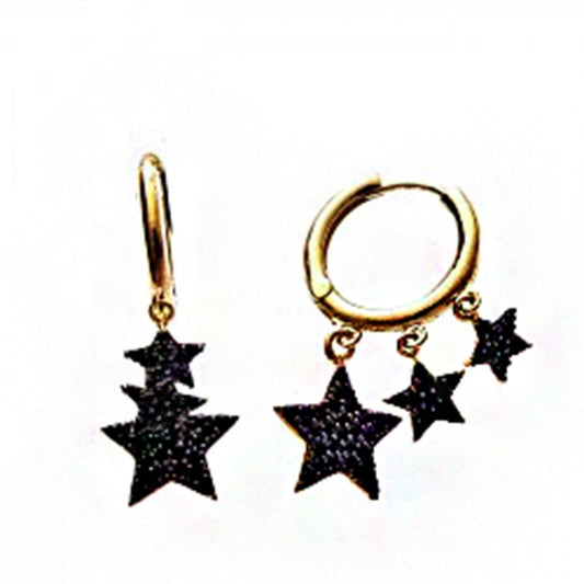 Star Silver Earrings SB1057