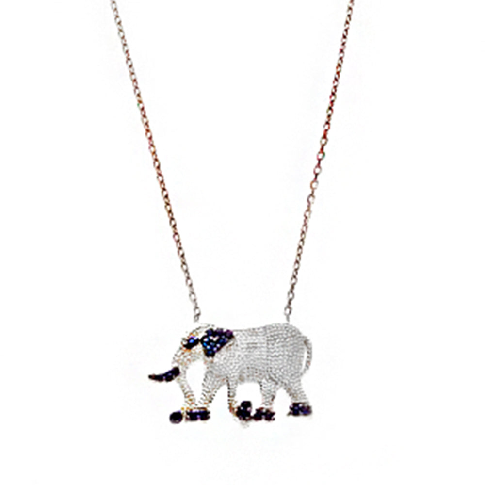 Elephant Silver Necklace SB1075