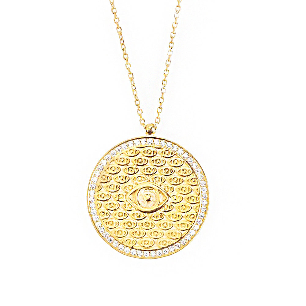 Eye Silver Necklace SB1081