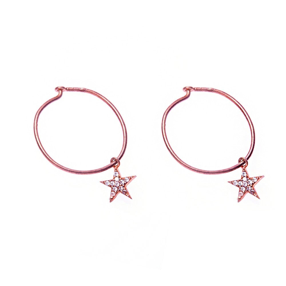 Star Silver Earrings SB1130