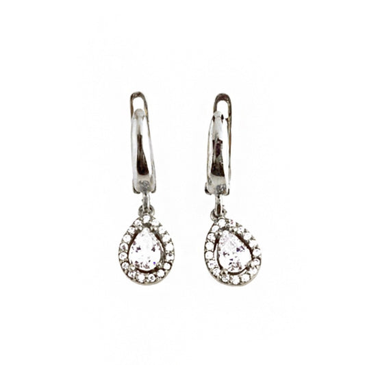 Italian Drop Silver Earrings SB1169