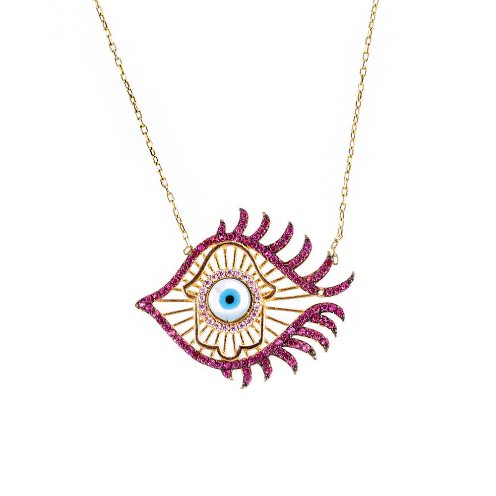 Eye Silver Necklace SB1280