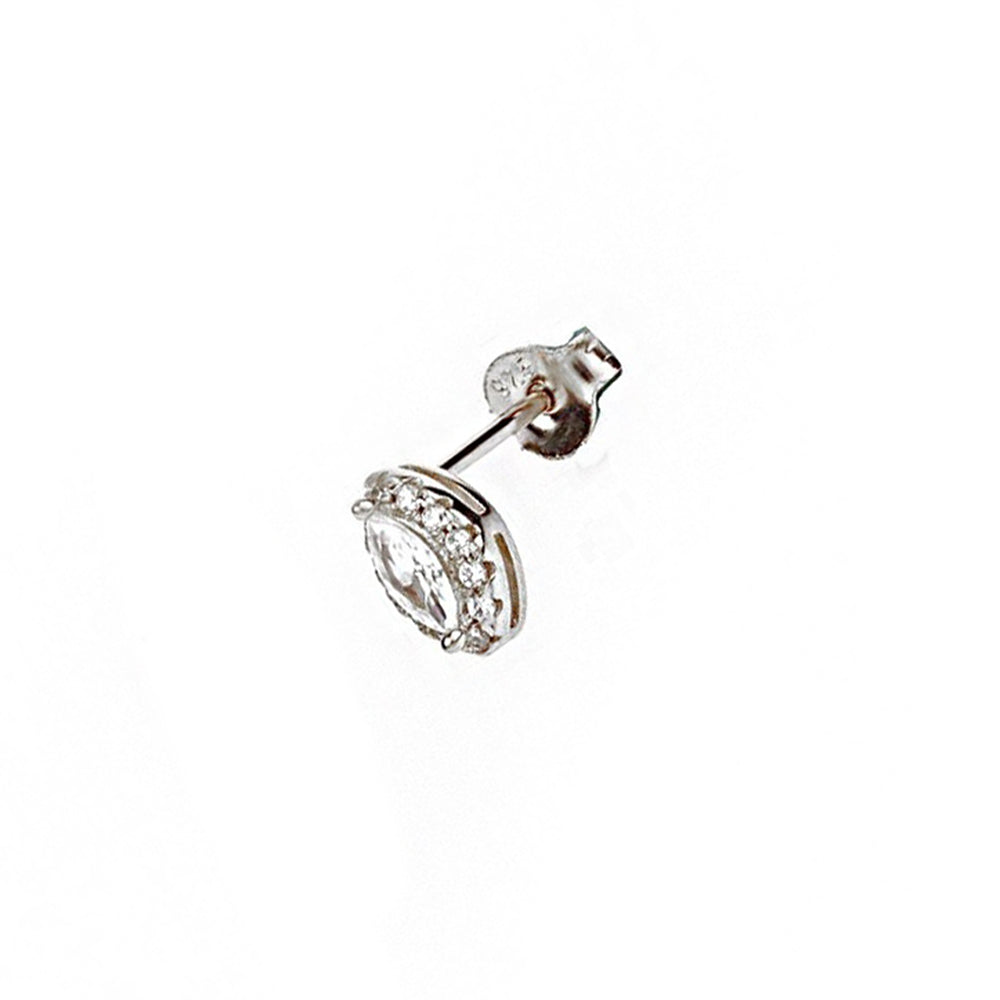 Solitaire Silver Earrings SB1312