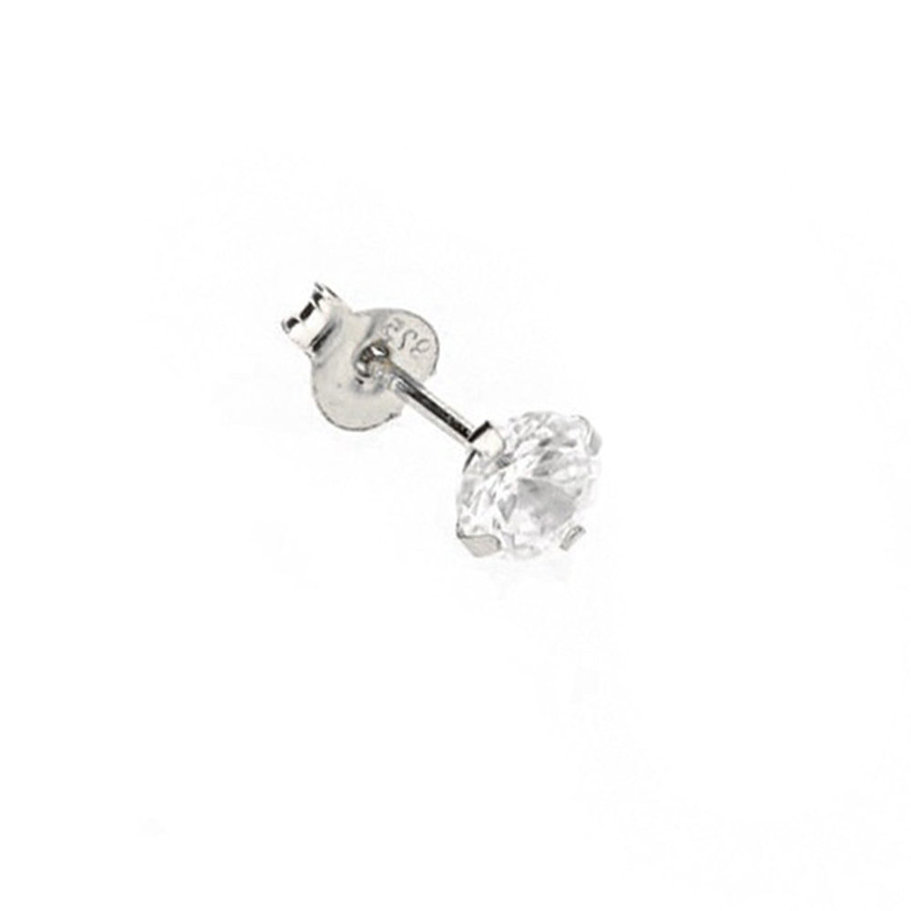 Solitaire Silver Earrings SB1325