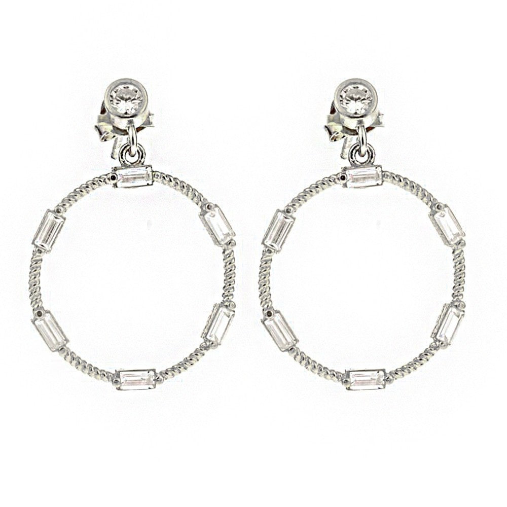 Baguette Hoop Earrings SB1353