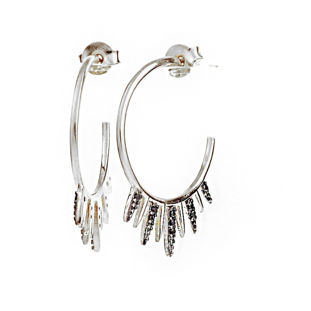 Fringe Silver Earrings SB1359