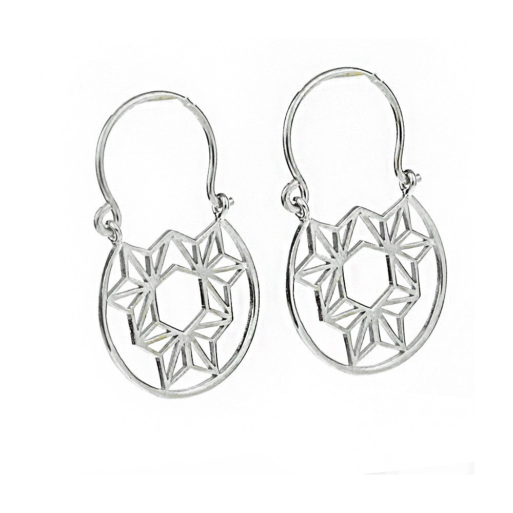 Symbol Silver Earrings SB1361