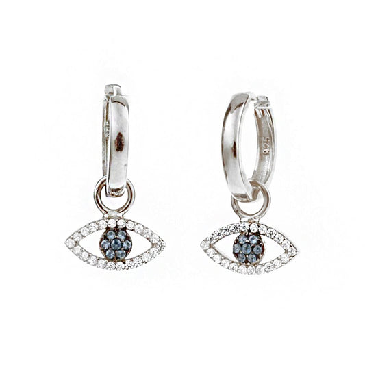 Eye Silver Earrings SB1376