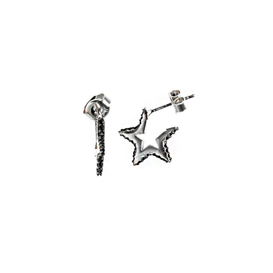 Star Silver Earrings SB1398