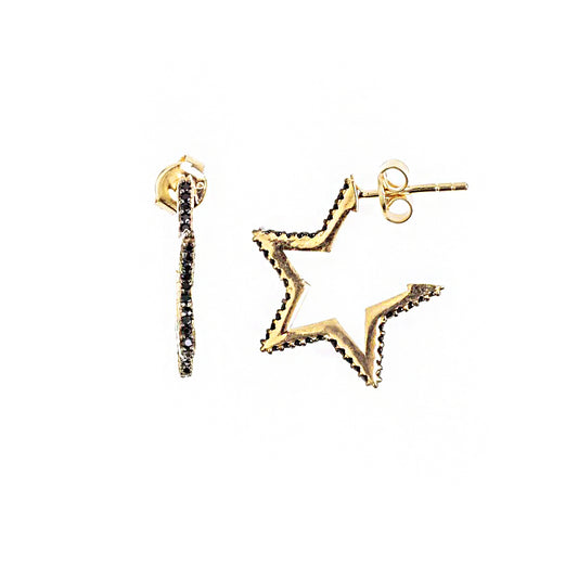 Star Silver Earrings SB1402