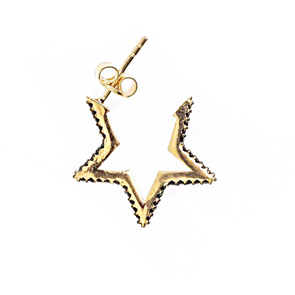 Star Silver Earrings SB1402