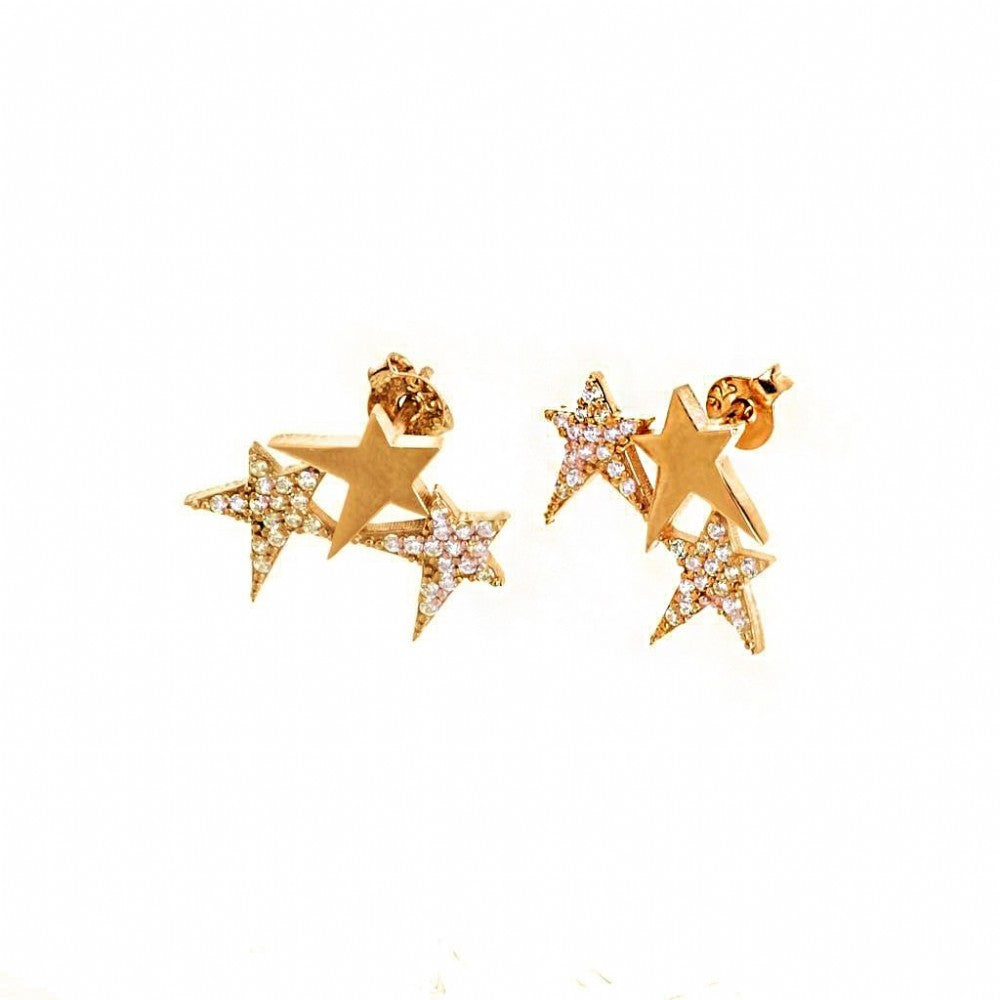 Star Silver Earrings SB1405