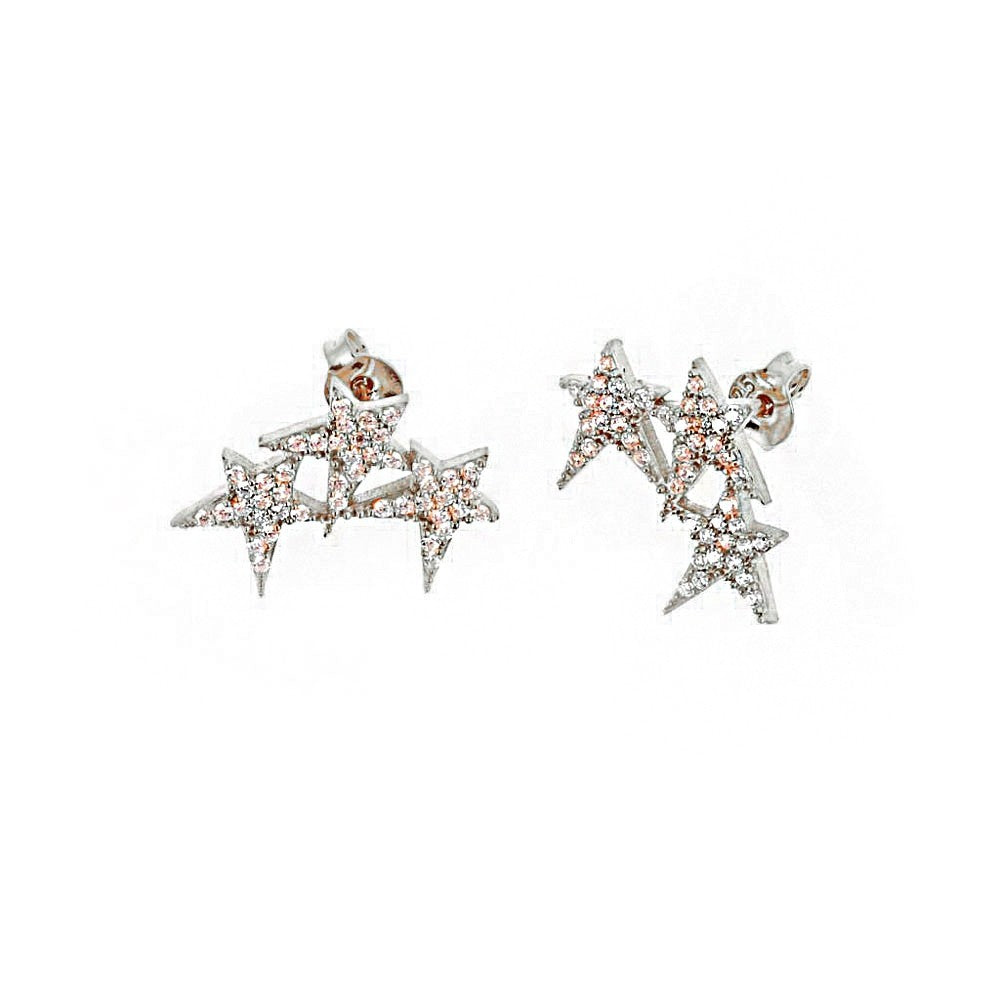 Star Silver Earrings SB1406