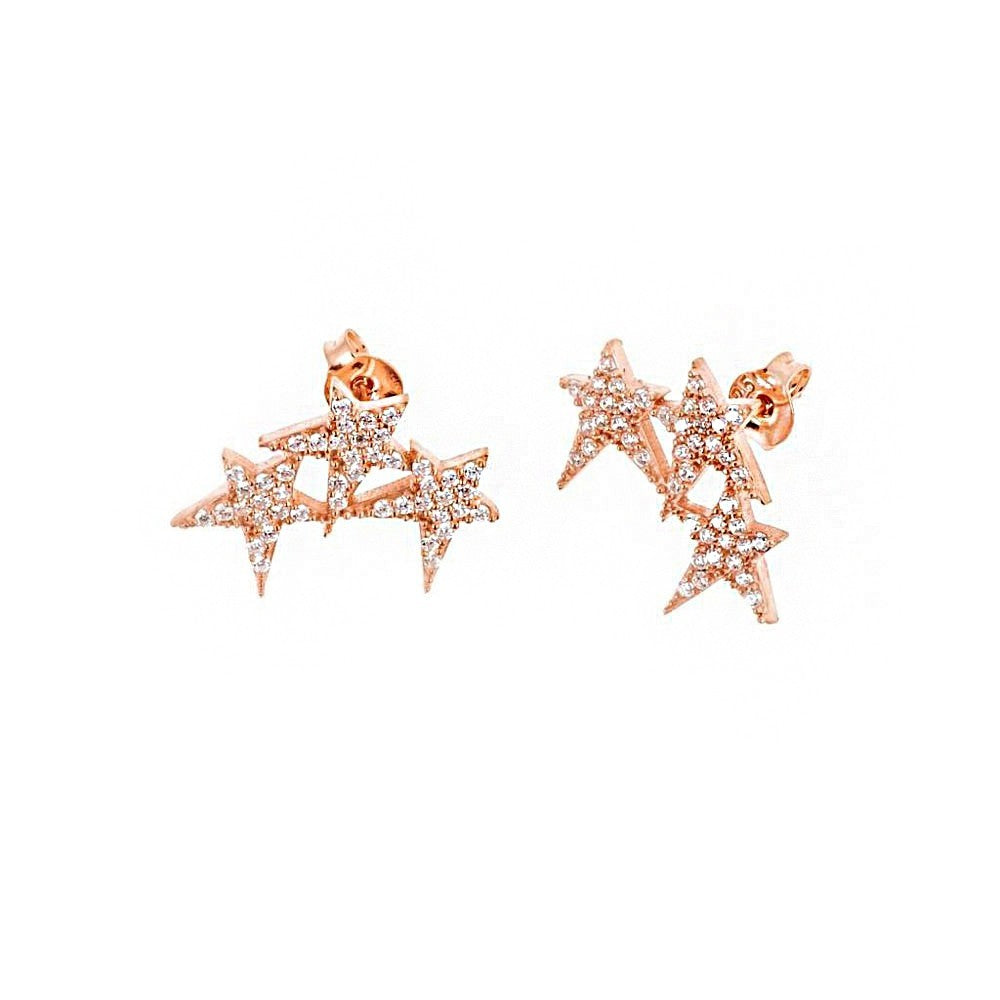 Star Silver Earrings SB1406