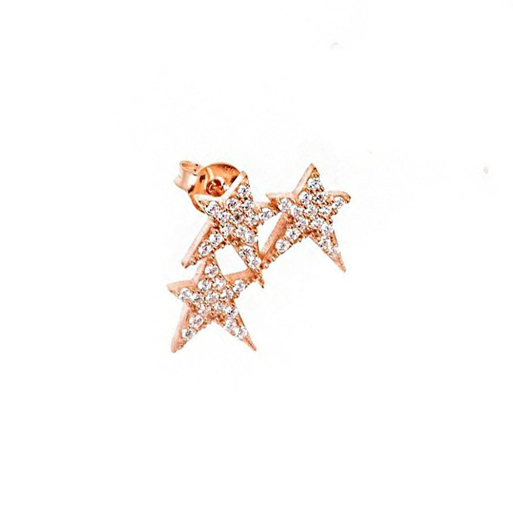 Star Silver Earrings SB1406