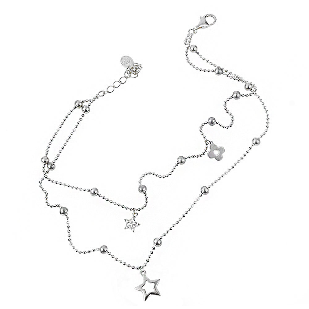 Star Silver Anklet SB1429