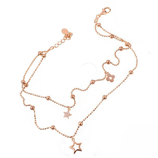 Star Silver Anklet SB1429