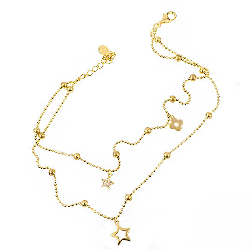 Star Silver Anklet SB1429