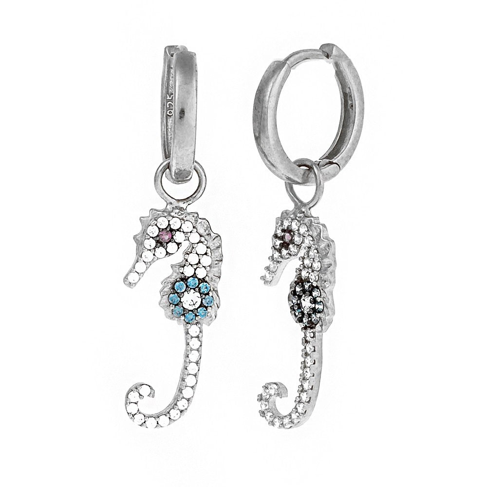 Seahorse Silver Earring Sb1593