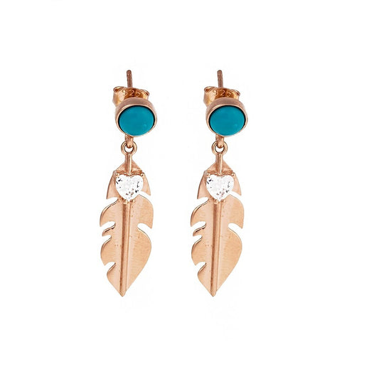 Leaf Silver Earrings Sb1596