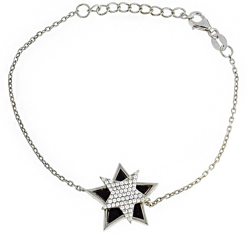 Star Silver Bracelet Sb1641