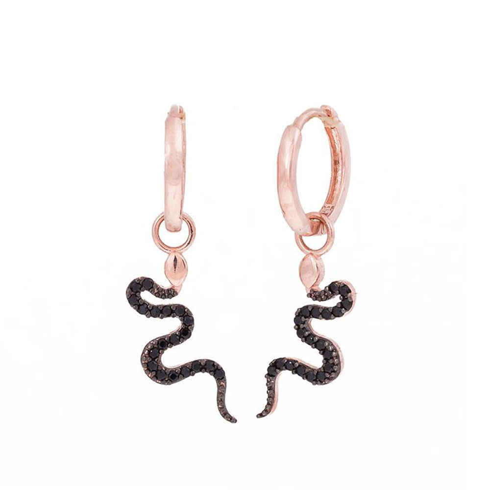 Snake Silver Earring Sb1754