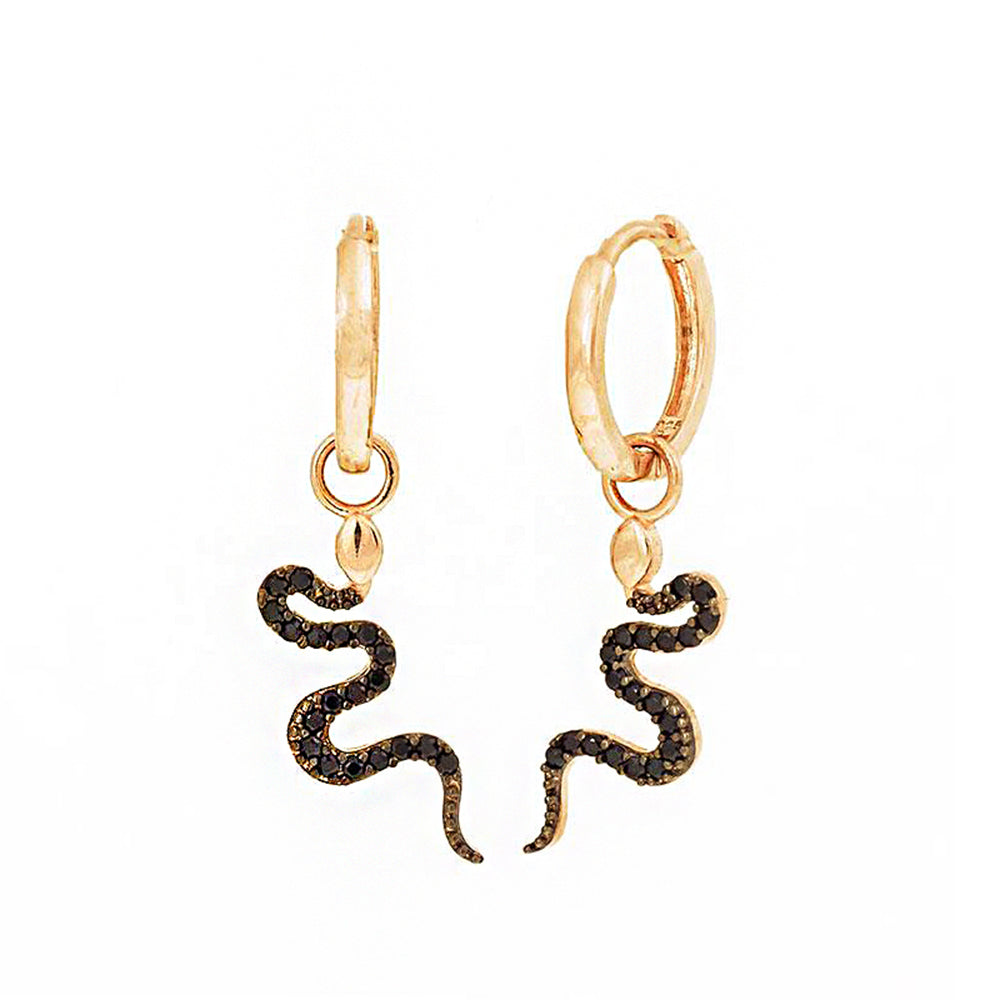 Snake Silver Earring Sb1754