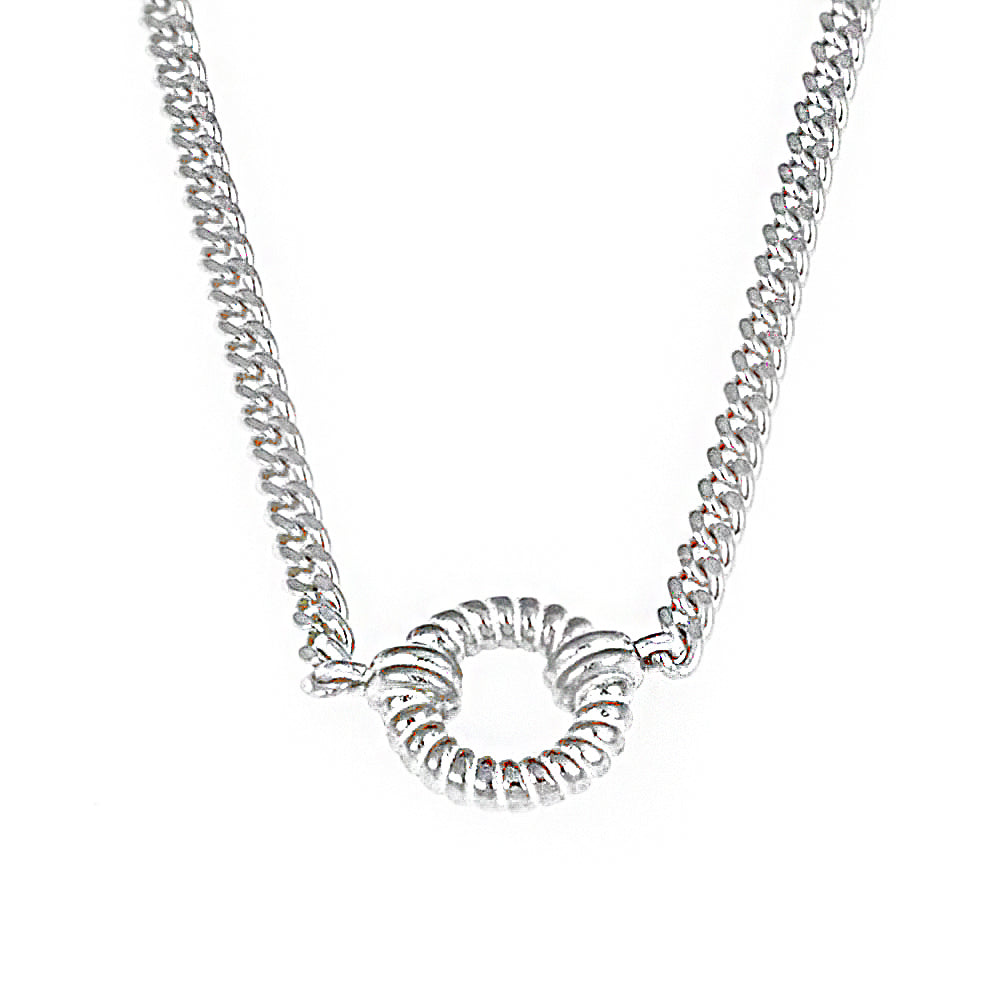 Trio Silver Necklace Sb1811