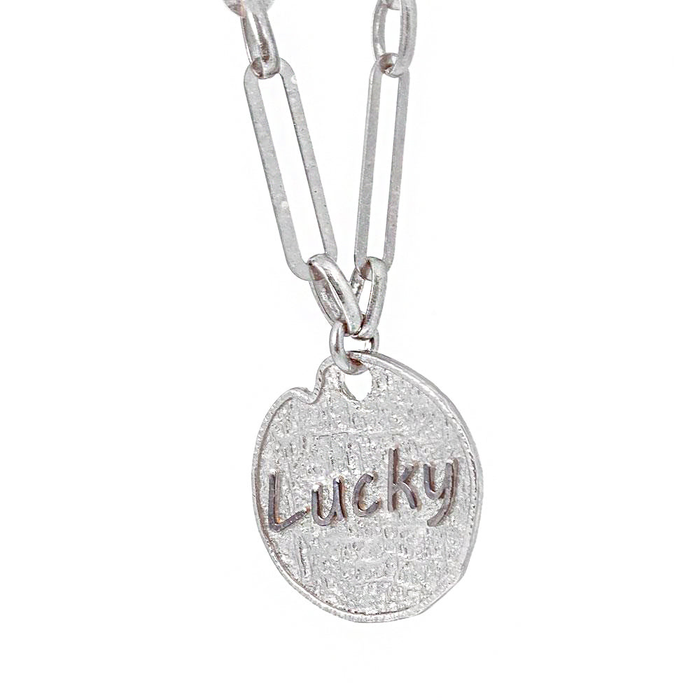 Lucky Silver Necklace Sb1818