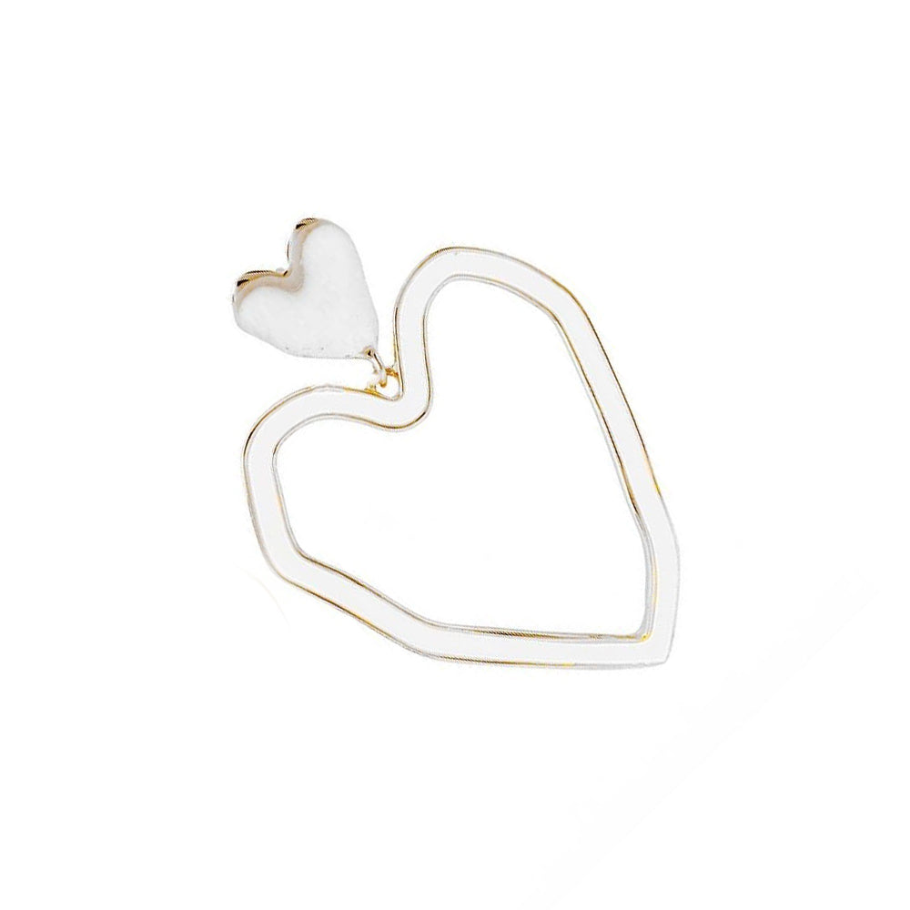 Heart Silver Earring Sb1900