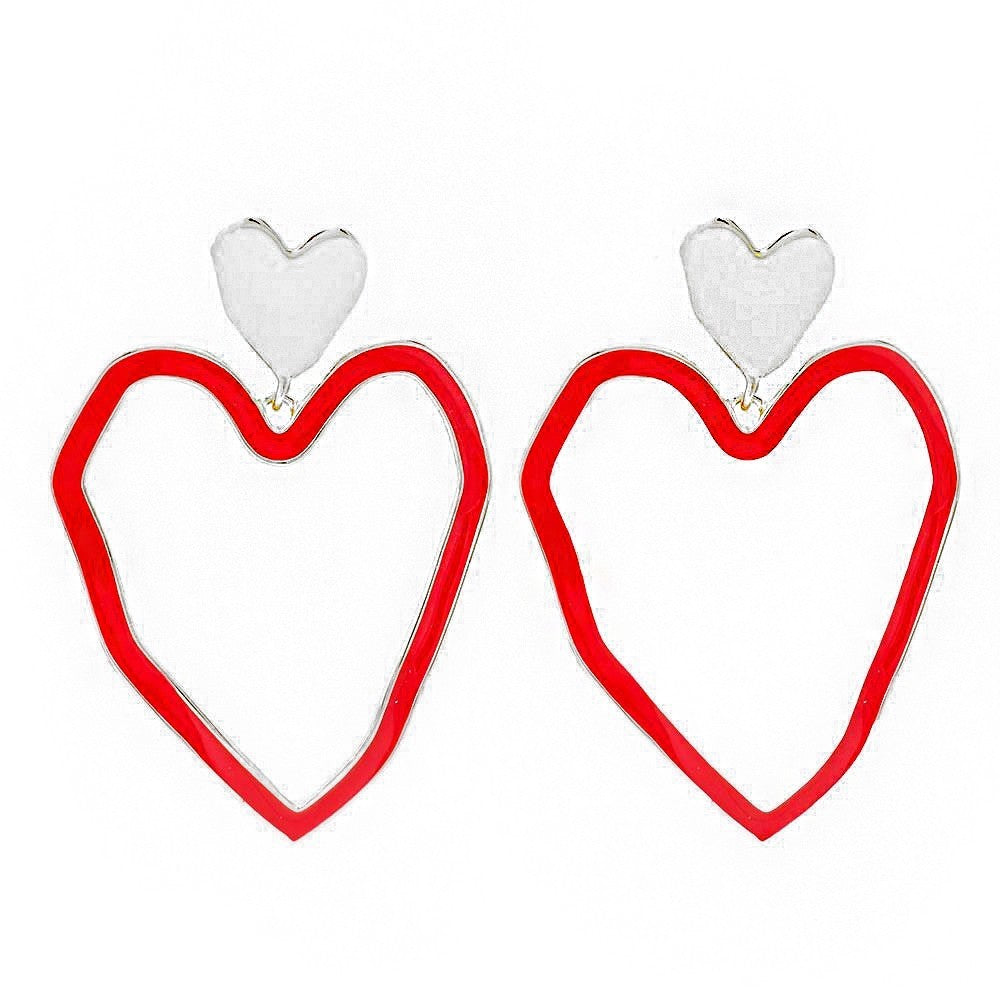 Heart Silver Earring Sb1901