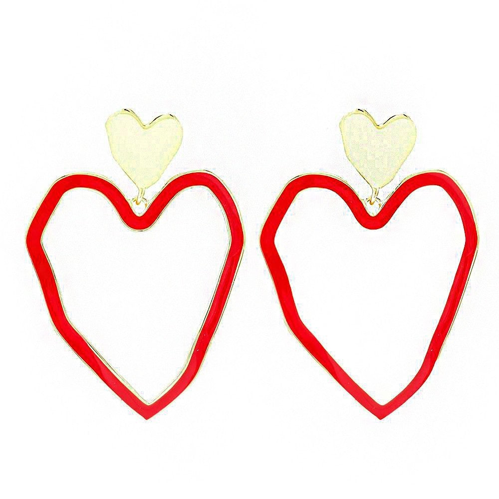 Heart Silver Earring Sb1901