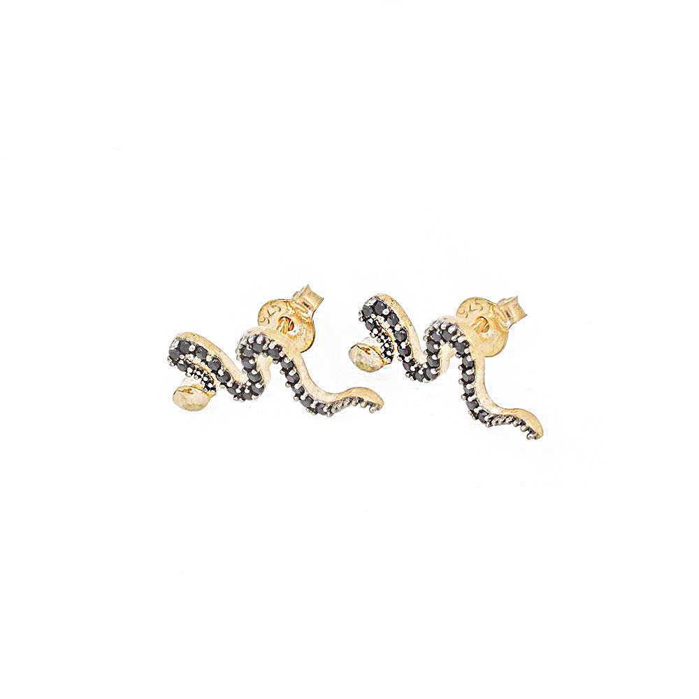 Snake Silver Earring Sb1920