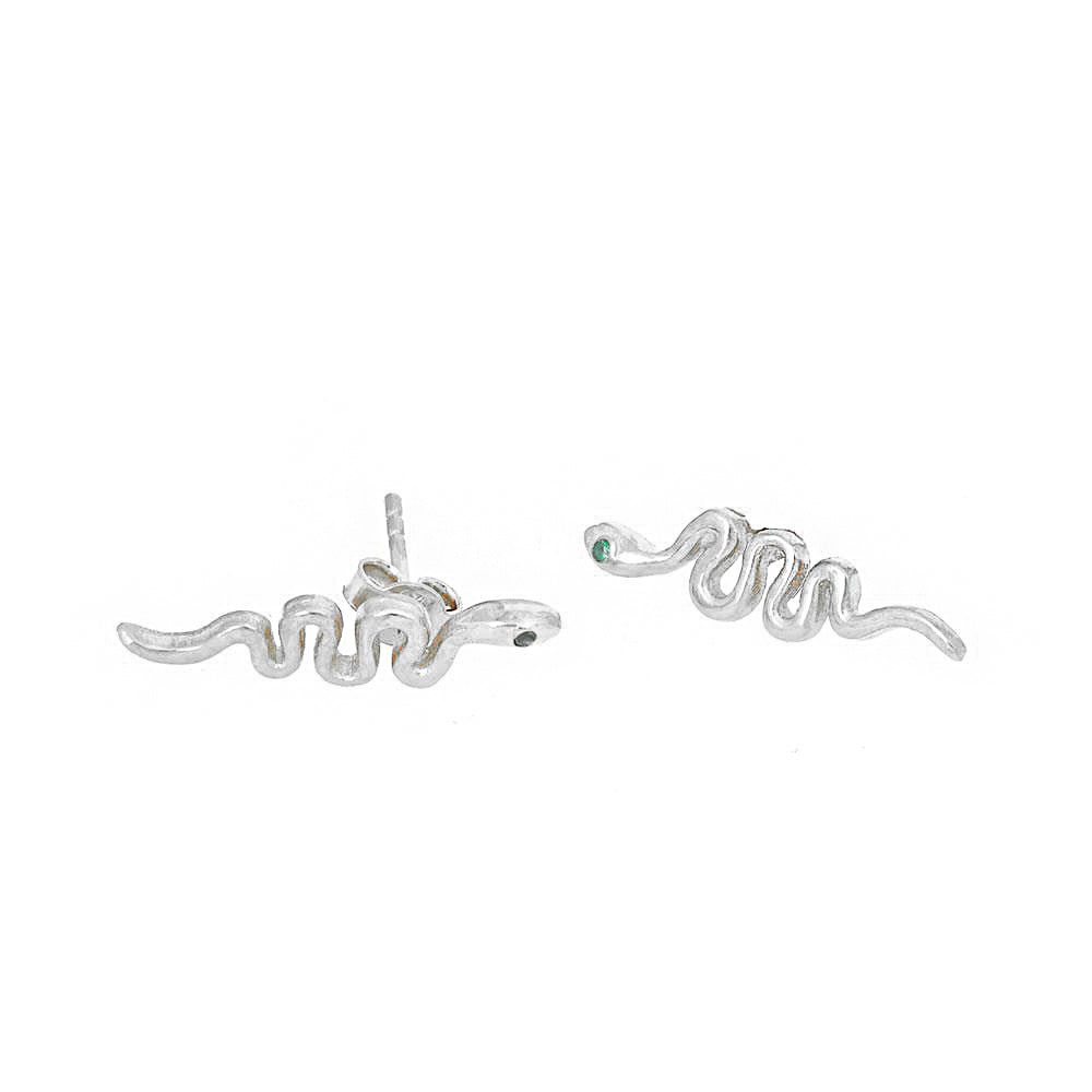 Snake Silver Earring Sb1921