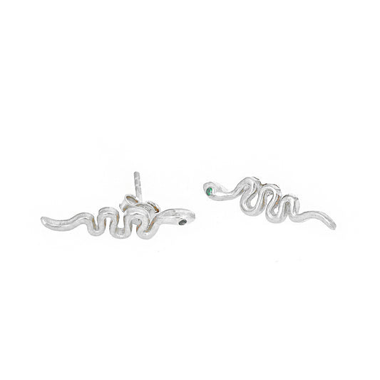 Snake Silver Earring Sb1921