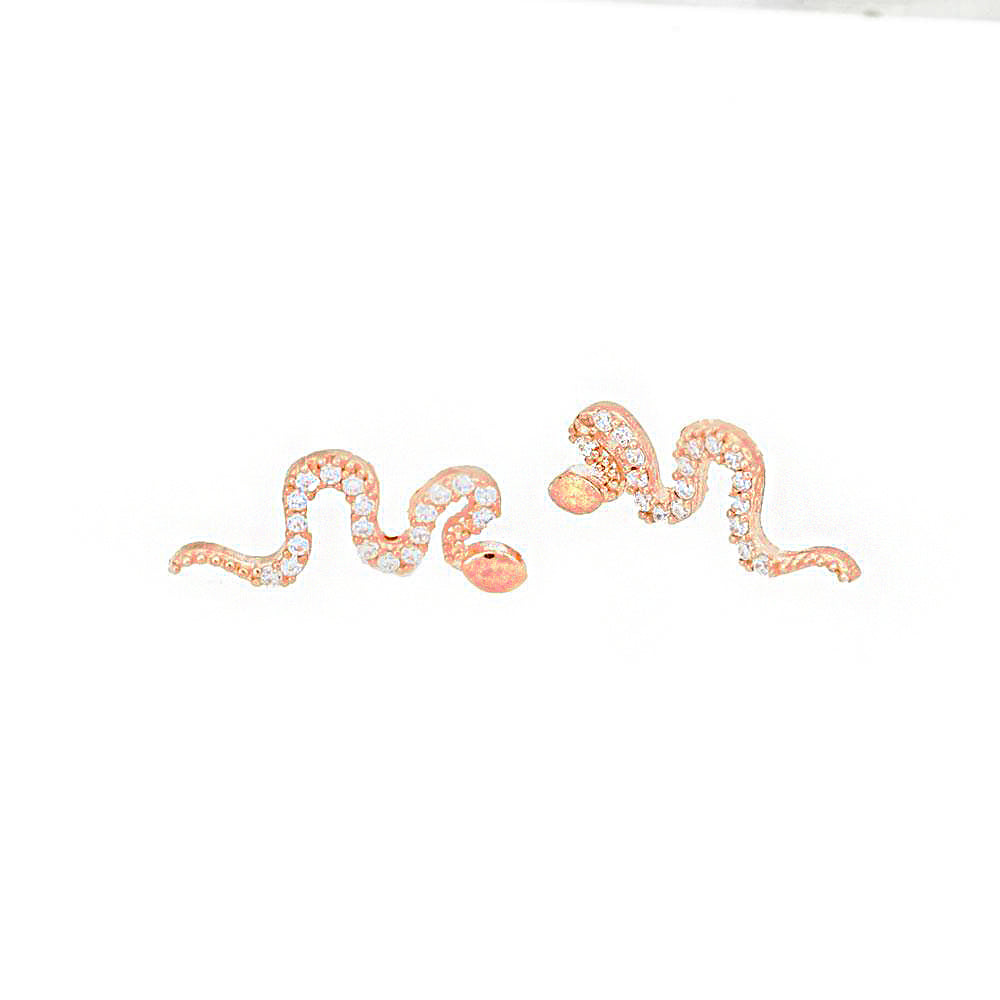 Snake Silver Earring Sb1923